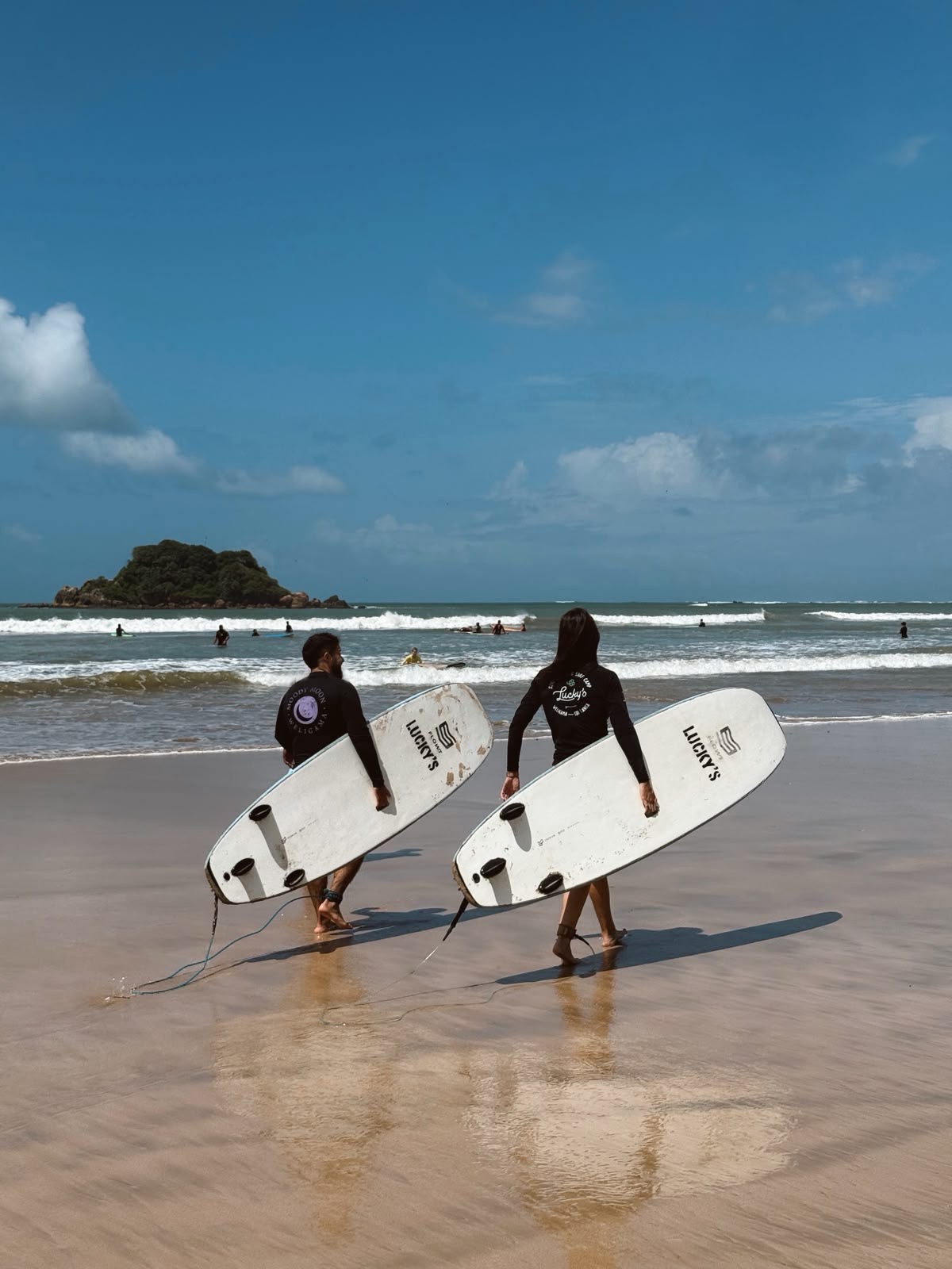 Arrival in Sri Lanka